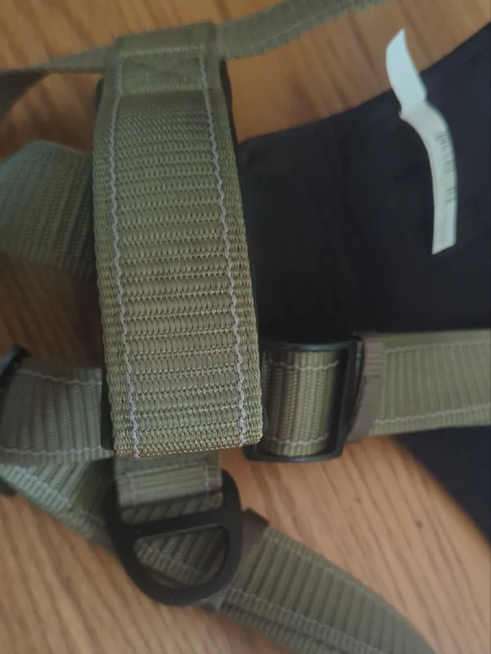 Kong Olive Green Padded Dog Harness with Black Trim